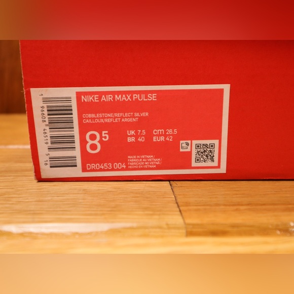 Nike Air Max Pulse Sz 8.5 Men’s - Cream/Dark Mocha, New in Box - Picture 9 of 9